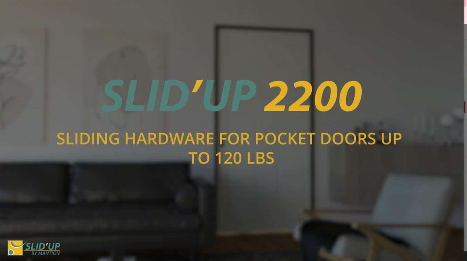 Installation video for pocket doors - SLID'UP 2200