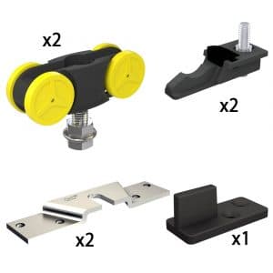 Kit de rodillos para puertas correderas para SLID'UP 1100