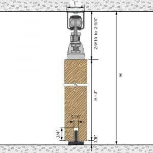Drawing with dimensions