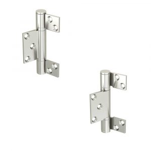 Stainless Steel Hinge - 3/8" axle diameter - 4" height