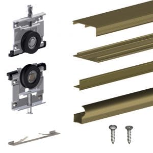 SLID'UP 230 - Sliding closet door hardware kit