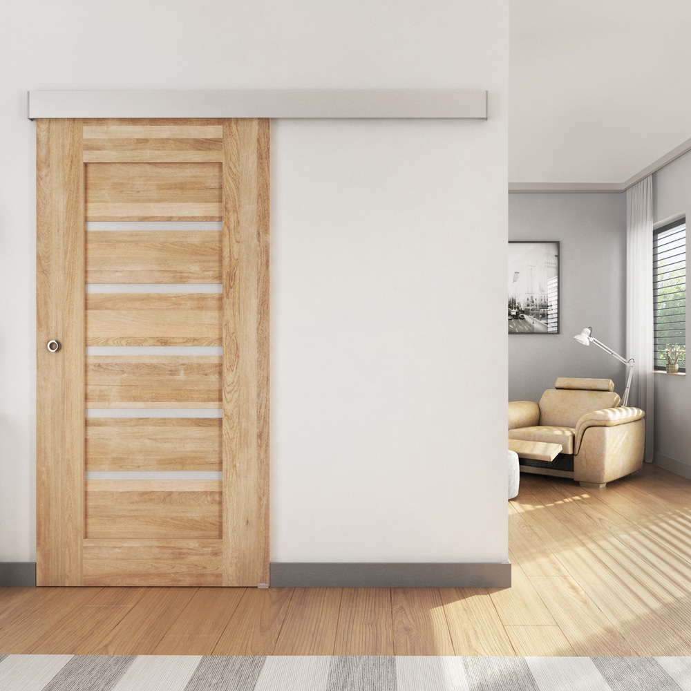 Sliding door hardware kits